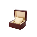 Cheap watch boxes wholesale manufacture brand custom high quality matte Solid Wood wooden gift case watch box